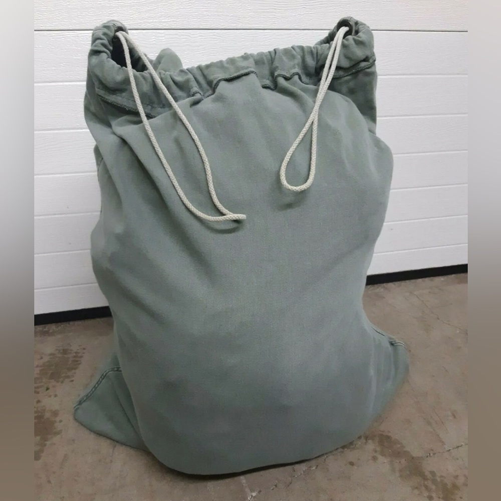 US Army Military Barracks Bag, Cotton Large Laundry Duffle Tote Storage Bag